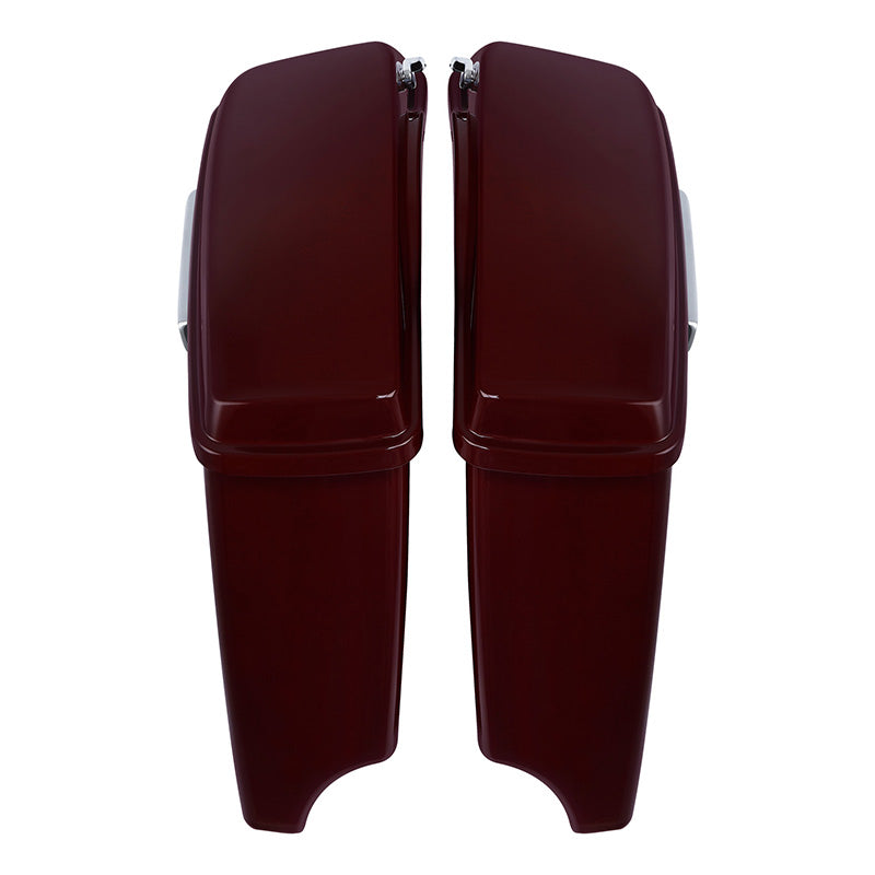HR3 Billiard-Burgundy CVO Stretched Saddlebags For 14-23 Harley Touring