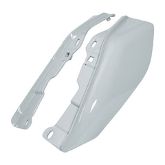 HR3 Apple Green / White Gray Mid-Frame Air Deflectors For Harley Touring and Trike Models 09-24