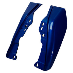 HR3 Candy Cobalt / Indigo Ink Mid-Frame Air Deflectors For Harley Touring and Trike Models 09-24