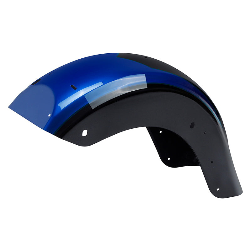 HR3 Candy Cobalt / Indigo Ink Motorcycle Mudguard CVO STYLE REAR FENDER FOR Harley Touring 2014-2023