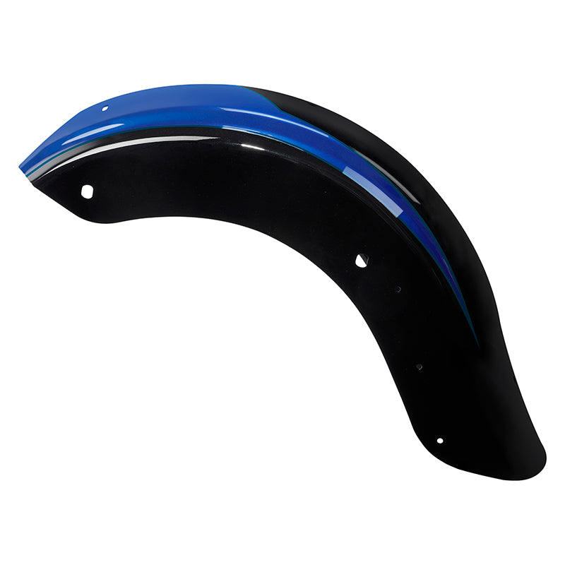 HR3 Candy Cobalt / Indigo Ink Motorcycle Mudguard CVO STYLE REAR FENDER FOR Harley Touring 2014-2023