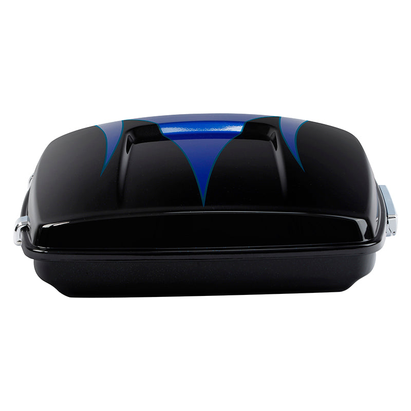 HR3 Candy Cobalt / Indigo Ink 5.5" Razor Style Touring Trunk Luggage For 14-24 Touring
