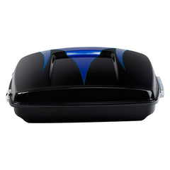 HR3 Candy Cobalt / Indigo Ink 5.5" Razor Style Touring Trunk Luggage For 14-24 Touring