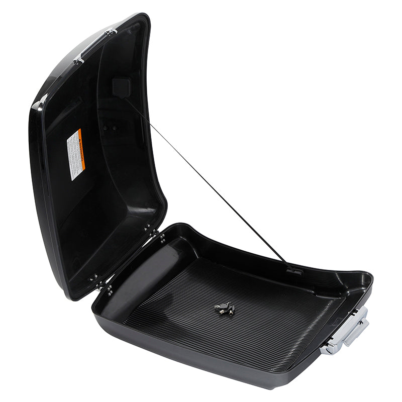 HR3 Candy Cobalt / Indigo Ink 5.5" Razor Style Touring Trunk Luggage For 14-24 Touring