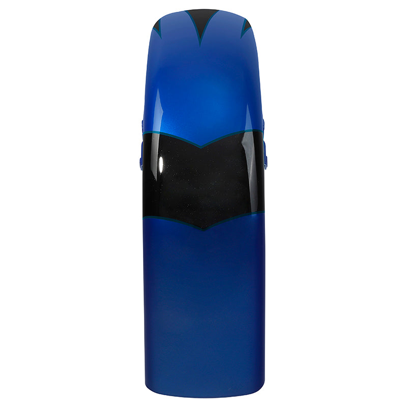 HR3 Candy Cobalt / Indigo Ink Motorcycle 18" Wide Tire Front Mudguard Fender For Harley Touring Models 2014-2023