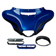 HR3 Candy Cobalt / Indigo Ink Outer Batwing Fairing Cowl Upper 2017 CVO Street Glide （FLHXSE）