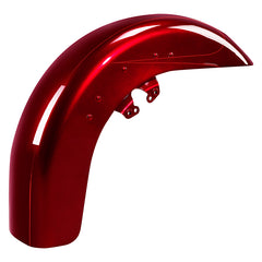 HR3 Velocity Red Sunglo 2016S Motorcycle 18" Wide Tire Front Mudguard Fender For Harley Touring Models 2014-2023