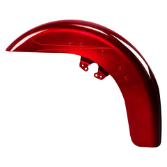 HR3 Velocity Red Sunglo 2016S Motorcycle 18" Wide Tire Front Mudguard Fender For Harley Touring Models 2014-2023