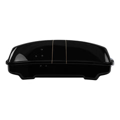 HR3 Black Quartz 5.5" Razor Style Touring Trunk Luggage For 14-24 Touring