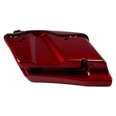 HR3 Velocity Red Sunglo 2017S CVO Stretched Saddlebags with Speaker Lids For 14-23 Harley Touring