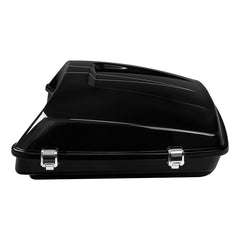 HR3 Black Quartz 5.5" Razor Style Touring Trunk Luggage For 14-24 Touring