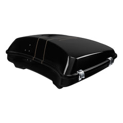 HR3 Black Quartz 5.5" Razor Style Touring Trunk Luggage For 14-24 Touring