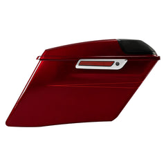 HR3 Velocity Red Sunglo 2017S CVO Stretched Saddlebags with Speaker Lids For 14-23 Harley Touring