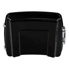HR3 Black Quartz 5.5" Razor Style Touring Trunk Luggage For 14-24 Touring