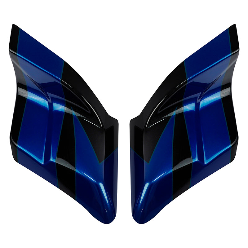 HR3 Candy Cobalt / Indigo Ink CVO Stretched Side Covers 2017 CVO Street Glide （FLHXSE）