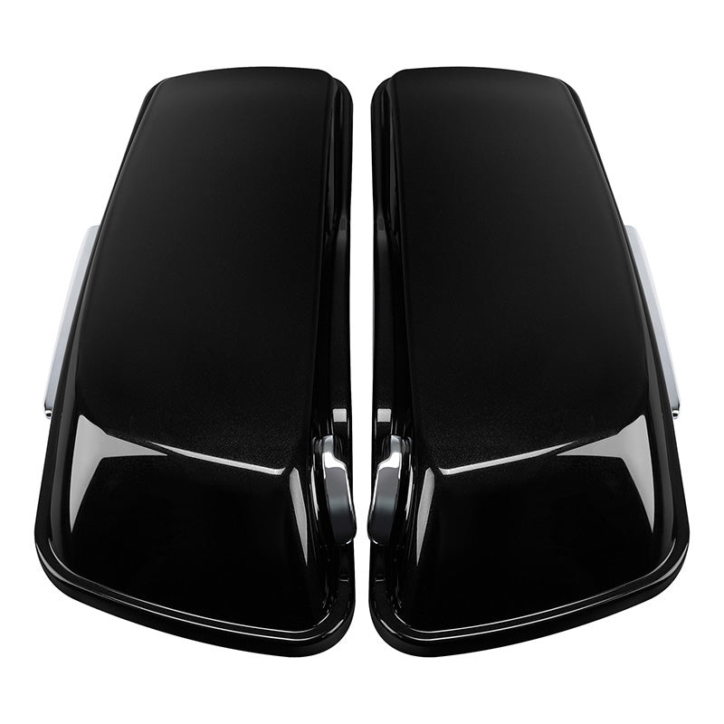HR3 Black Quartz Hard Saddlebags (Regular) For 14-23 Harley Touring