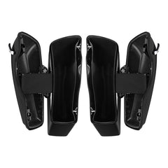HR3 Black Quartz Hard Saddlebags (Regular) For 14-23 Harley Touring