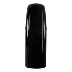 HR3 Black Quartz Motorcycle 18" Wide Tire Front Mudguard Fender For Harley Touring Models 2014-2023