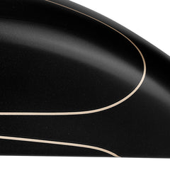 HR3 Black Quartz Motorcycle 18" Wide Tire Front Mudguard Fender For Harley Touring Models 2014-2023