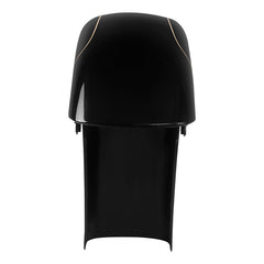 HR3 Black Quartz Motorcycle 18" Wide Tire Front Mudguard Fender For Harley Touring Models 2014-2023