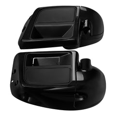 HR3 Black Quartz Vented Lower Fairing Kit For Harley Touring models 2014-2024