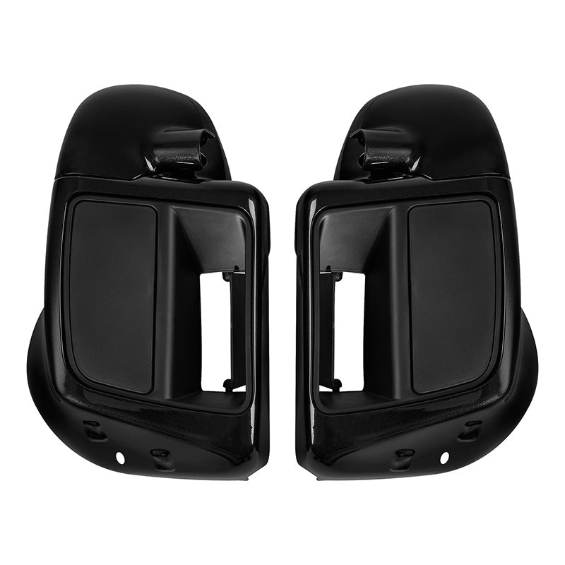 HR3 Black Quartz Vented Lower Fairing Kit For Harley Touring models 2014-2024