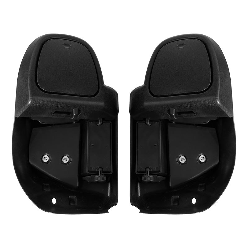HR3 Black Quartz Vented Lower Fairing Kit For Harley Touring models 2014-2024