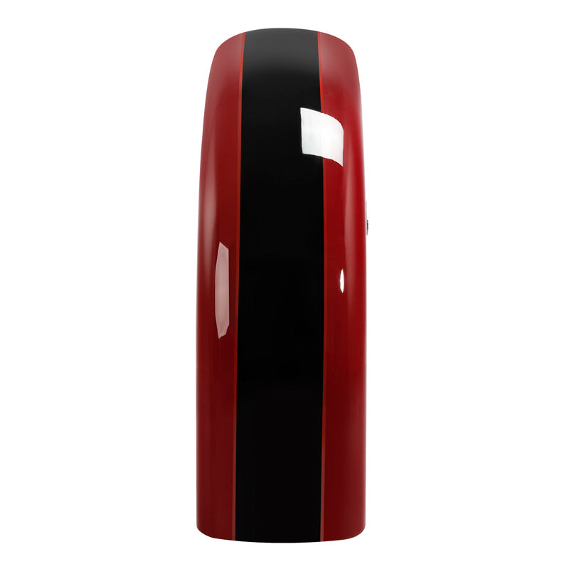 HR3 Billiard Red / Vivid Black Motorcycle 18" Wide Tire Front Mudguard Fender For Harley Touring Models 2014-2023
