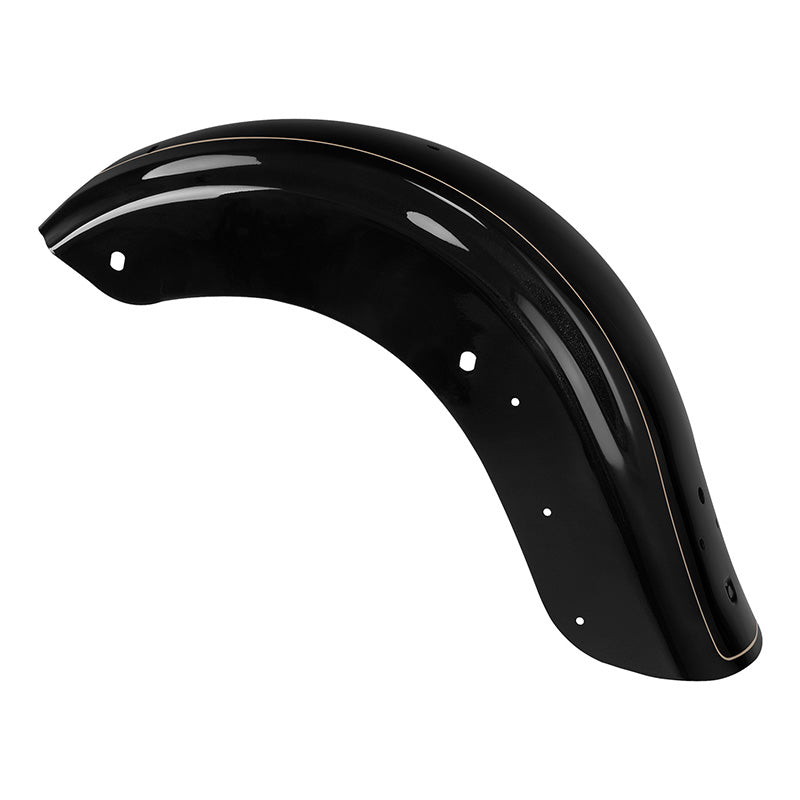 HR3 Black Quartz Motorcycle Mudguard CVO STYLE REAR FENDER FOR Harley Touring 2014-2023