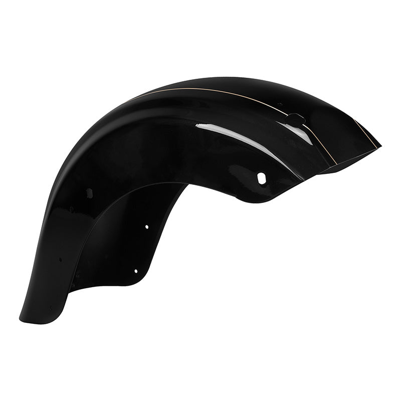 HR3 Black Quartz Motorcycle Mudguard CVO STYLE REAR FENDER FOR Harley Touring 2014-2023