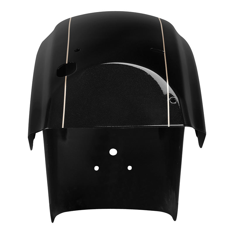 HR3 Black Quartz Motorcycle Mudguard CVO STYLE REAR FENDER FOR Harley Touring 2014-2023