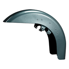 HR3 Silver Pine / Spruce Motorcycle 18" Wide Tire Front Mudguard Fender For Harley Touring Models 2014-2023