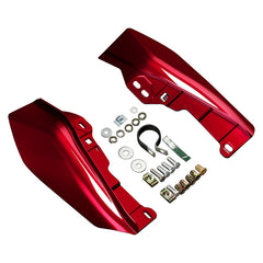 HR3 Velocity Red Sunglo 2017S Mid-Frame Air Deflectors For Harley Touring and Trike Models 09-24