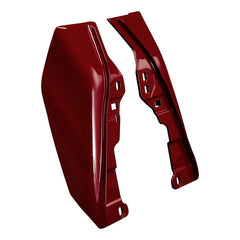 HR3 Billiard Red Mid-Frame Air Deflectors For Harley Touring and Trike Models 09-24
