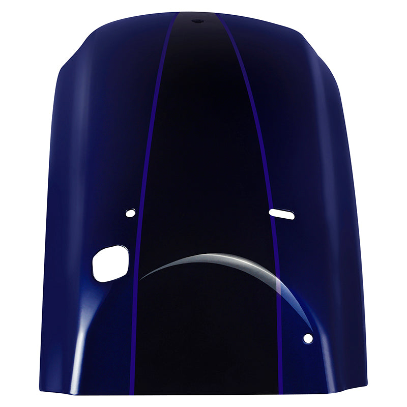 HR3 Zephyr Blue / Black Sunglo Motorcycle Mudguard CVO STYLE REAR FENDER FOR Harley Touring 2014-2023