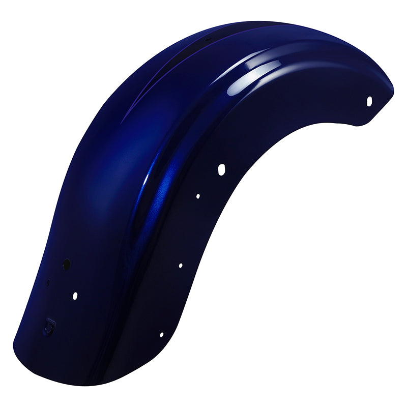 HR3 Zephyr Blue / Black Sunglo Motorcycle Mudguard CVO STYLE REAR FENDER FOR Harley Touring 2014-2023