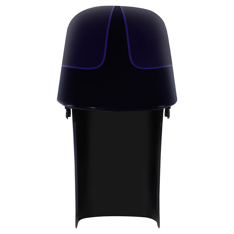 HR3 Zephyr Blue / Black Sunglo Motorcycle 18" Wide Tire Front Mudguard Fender For Harley Touring Models 2014-2023