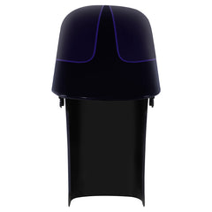 HR3 Zephyr Blue / Black Sunglo Motorcycle 18" Wide Tire Front Mudguard Fender For Harley Touring Models 2014-2023