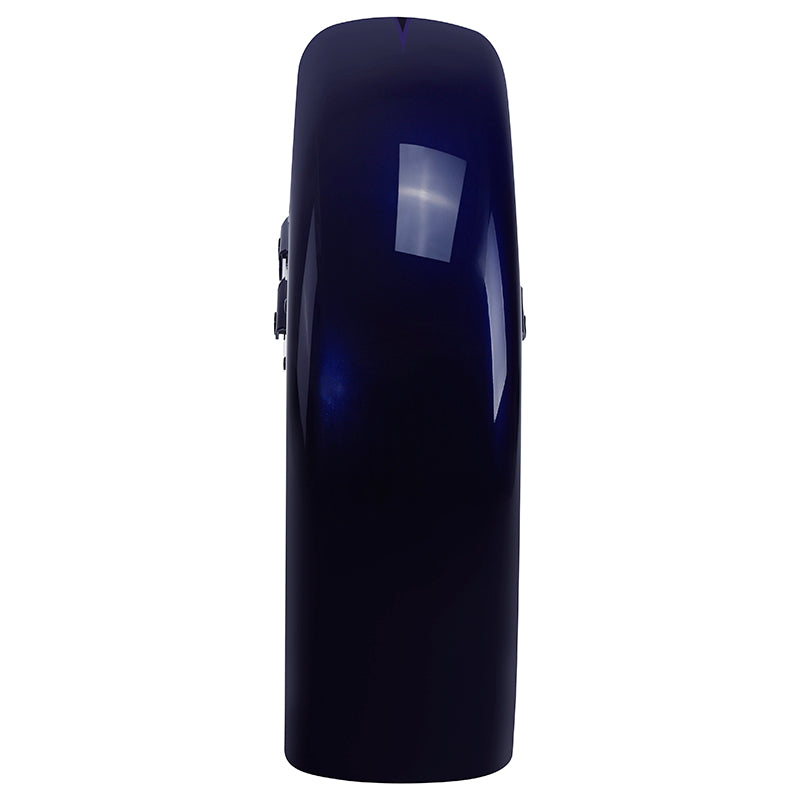 HR3 Zephyr Blue / Black Sunglo Motorcycle 18" Wide Tire Front Mudguard Fender For Harley Touring Models 2014-2023