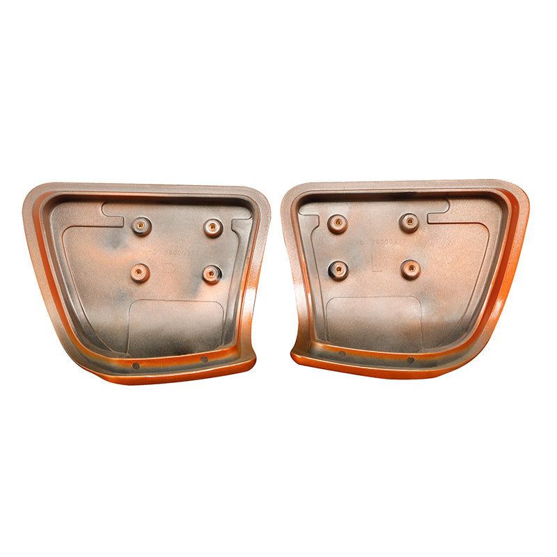 HR3 Scorched Orange / Black Denim Inner Fairing Glove Box Doors Cover 2019 ROAD GLIDE SPECIAL（FLTRXS ）