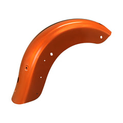 HR3 Scorched Orange / Black Denim Motorcycle Rear Fender Mudguard For Harley 2014-2023 FLHX FLHXS, 2015-2023 FLTRX FLTRXS