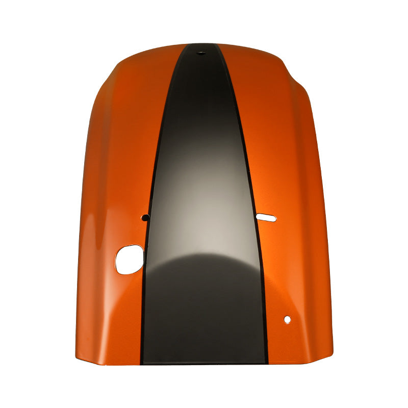 HR3 Scorched Orange / Black Denim Motorcycle Rear Fender Mudguard For Harley 2014-2023 FLHX FLHXS, 2015-2023 FLTRX FLTRXS