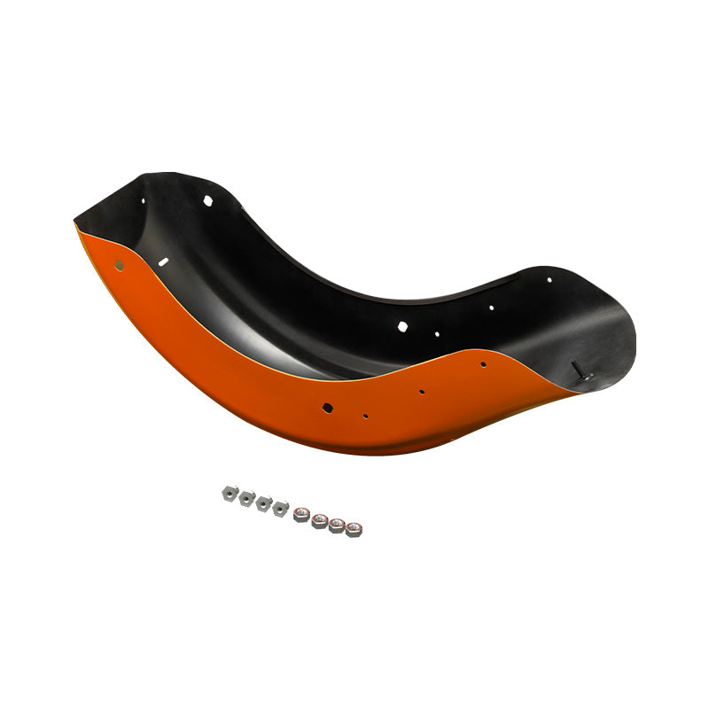 HR3 Scorched Orange / Black Denim Motorcycle Rear Fender Mudguard For Harley 2014-2023 FLHX FLHXS, 2015-2023 FLTRX FLTRXS