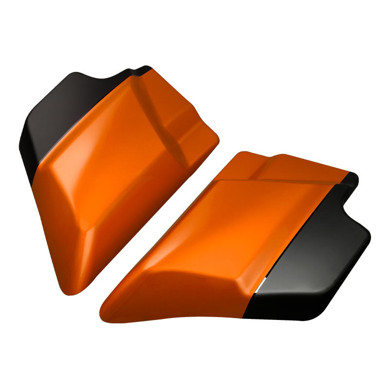 HR3 Scorched Orange / Black Denim Side Covers 2019 STREET GLIDE SPECIAL( FLHXS ）