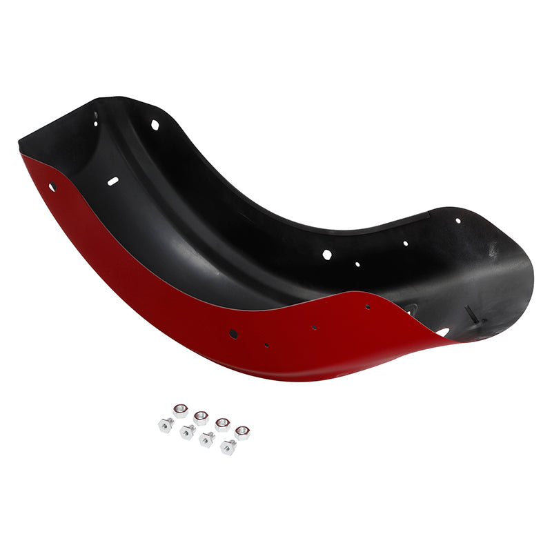 HR3 Wicked Red Denim Motorcycle Rear Fender Mudguard For Harley 2014-2023 FLHX FLHXS, 2015-2023 FLTRX FLTRXS
