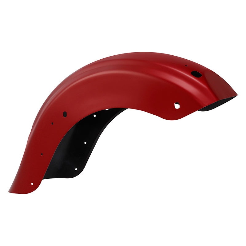 HR3 Wicked Red Denim Motorcycle Rear Fender Mudguard For Harley 2014-2023 FLHX FLHXS, 2015-2023 FLTRX FLTRXS