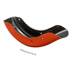 HR3 Scorched Orange / Black Denim Motorcycle Mudguard CVO STYLE REAR FENDER FOR Harley Touring 2014-2023