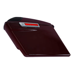 HR3 Billiard-Burgundy 5" Stretched Extended Saddlebags with speaker lids For Harley Touring 2014-2023
