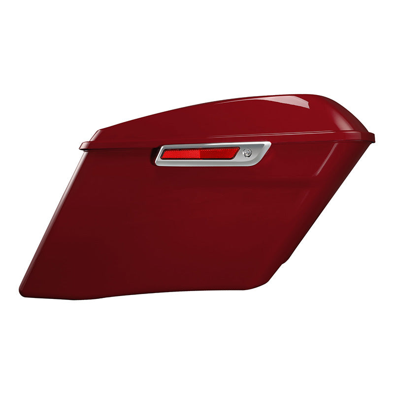 HR3 Billiard Red CVO Stretched Saddlebags For 14-23 Harley Touring