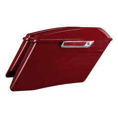 HR3 Billiard Red CVO Stretched Saddlebags For 14-23 Harley Touring